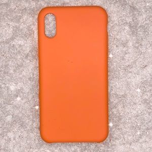 Surphy iPhone X/XS Orange Peach Microfiber Case